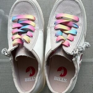 "17730"  "BILLY Footwear Kids' Girl 1 Youth Rainbow Laces Pink Glitter